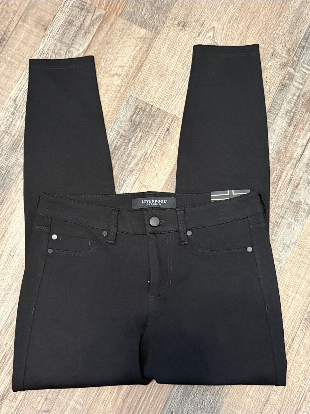 Liverpool Black Ankle Skinny Leggings Sz 4/27 petite NWT Black Leggings